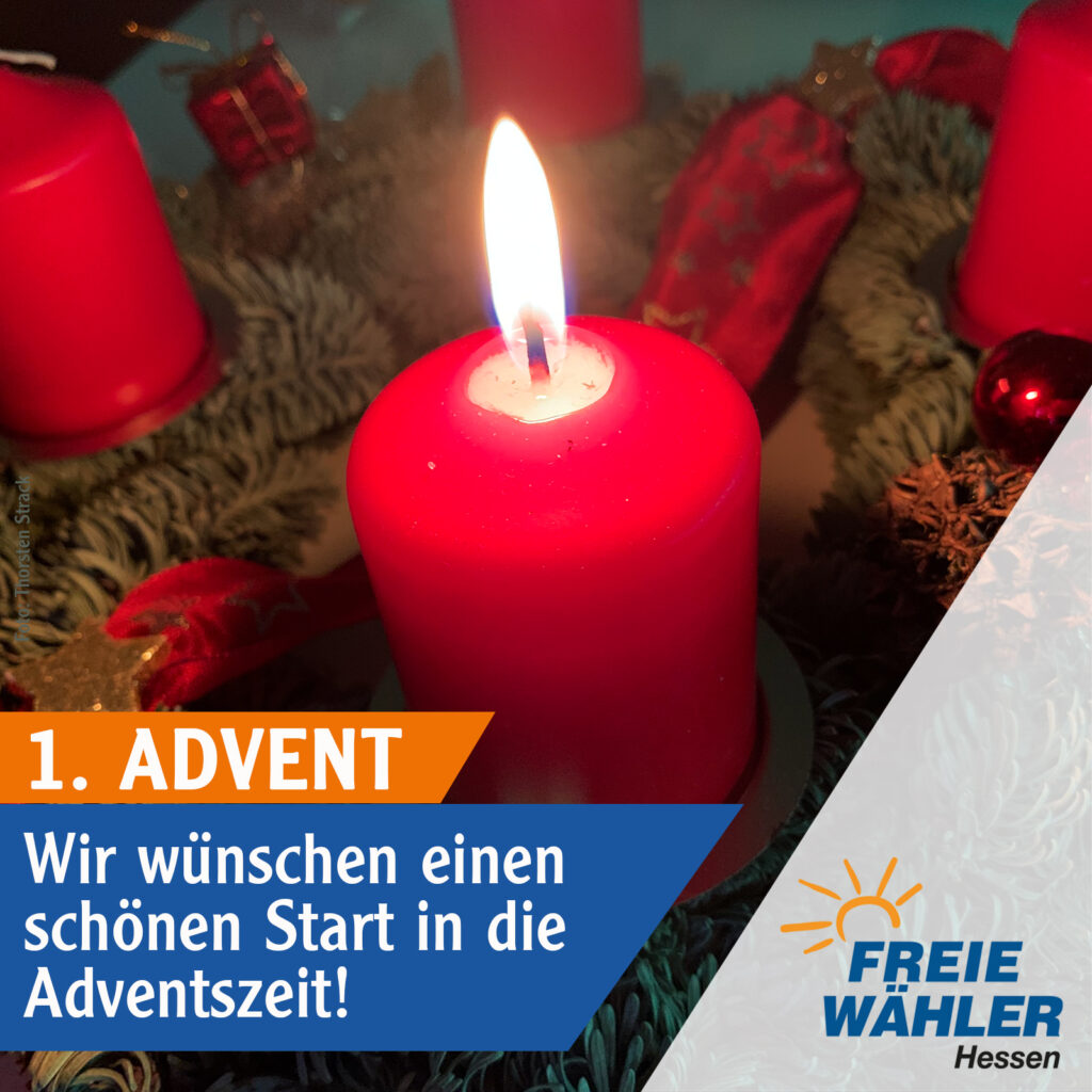 1. Advent — Wir wünschen einen schönen Start in die Adventszeit 2023!