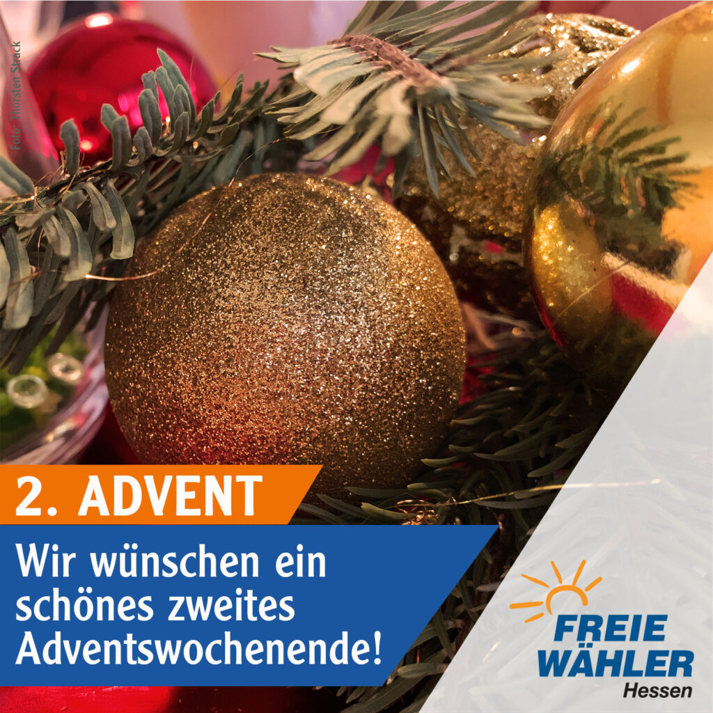 2. Advent — Wir wünschen ein schönes zweites Adventswochenende!