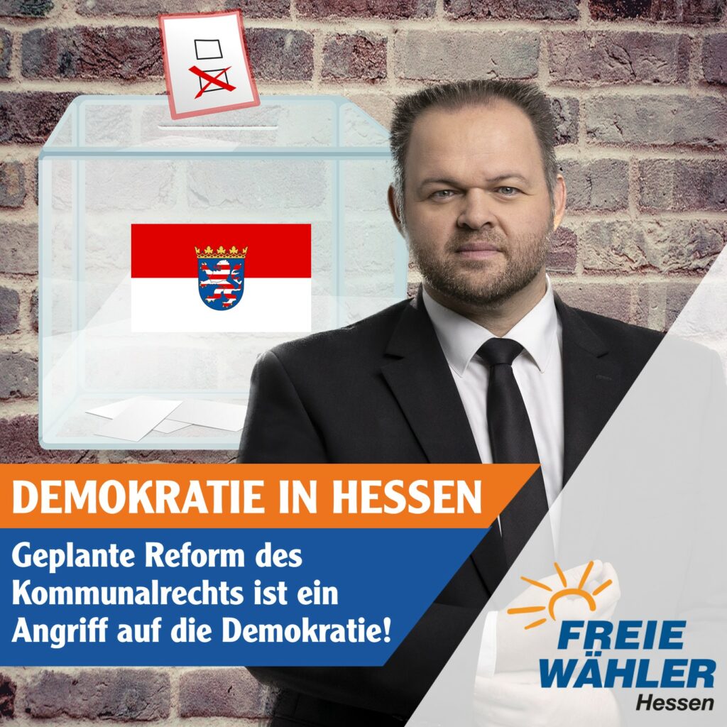 Änderung des Kommunalrechts durch die hessische Landesregierung ist ein Angriff auf die Demokratie!